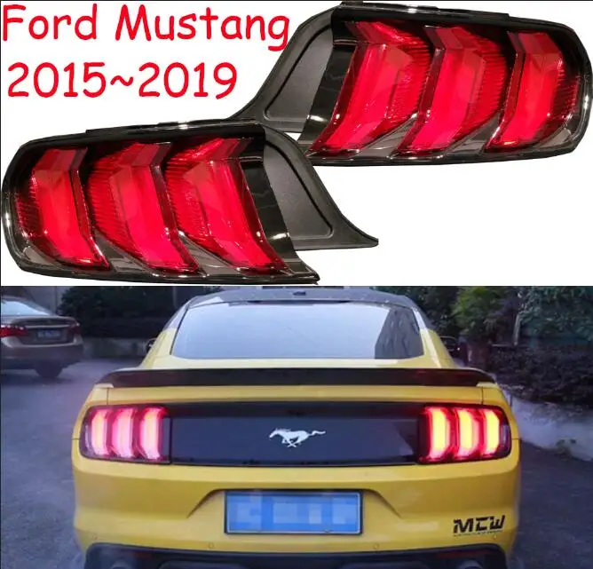 2015 to 2019year Автомобильный Стайлинг для 2010 2011 2012 2013 /~ год светодиодный фонарь Mustang задний фонарь фары, аксессуары для автомобиля задний бампер противотуманный фонарь - Цвет: 2015 to 2019year