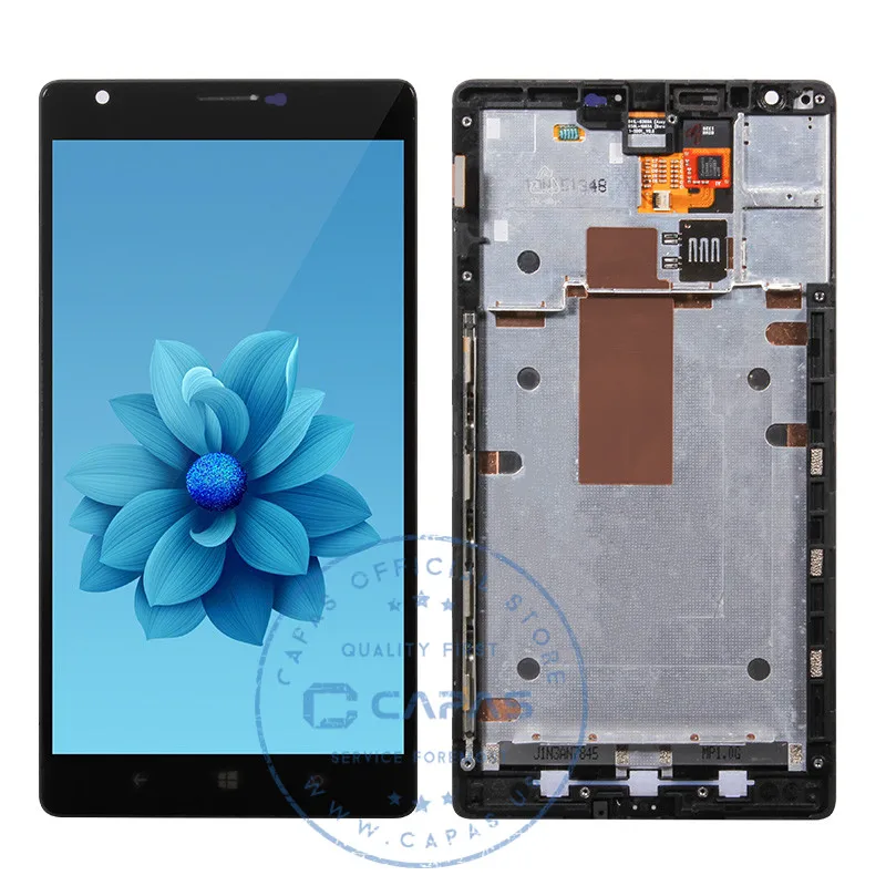 ЖК дисплей и рамка для Nokia Lumia 1520 панель сенсорного экрана RM 937 938 939 940 дигитайзер