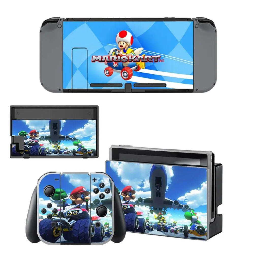 YSNS0397 Защитная Наклейка для nintendo Switch Skins Mario Kart 8 наклейка для консоли nintendo switch Joy-con док-контроллер Sitckers - Цвет: YSNS0397
