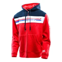 new 2019 moto gp hoodies for honda hrc racing team adult windproof motorcycle sports jacket mens zip up sweatshirts red
