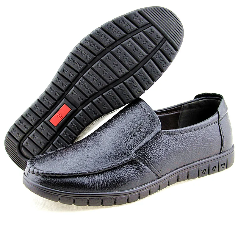 Мужские повседневные Лоферы Movechain из натуральной кожи Мужская модная мягкая