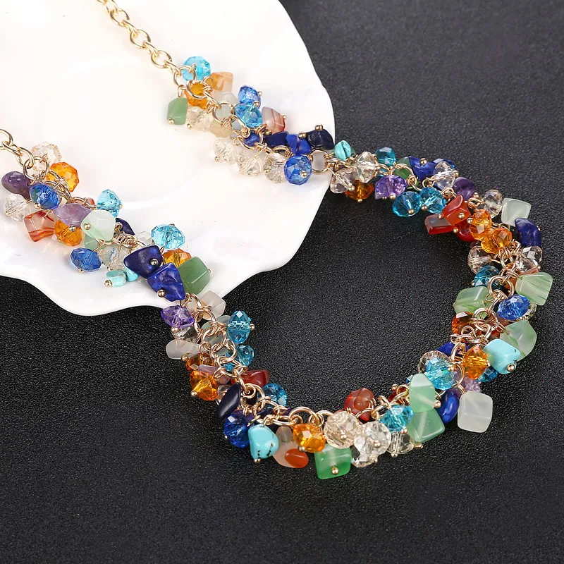 Женский комплект ювелирных изделий ZOSHI набор из 3 предметов: ожерелье браслет