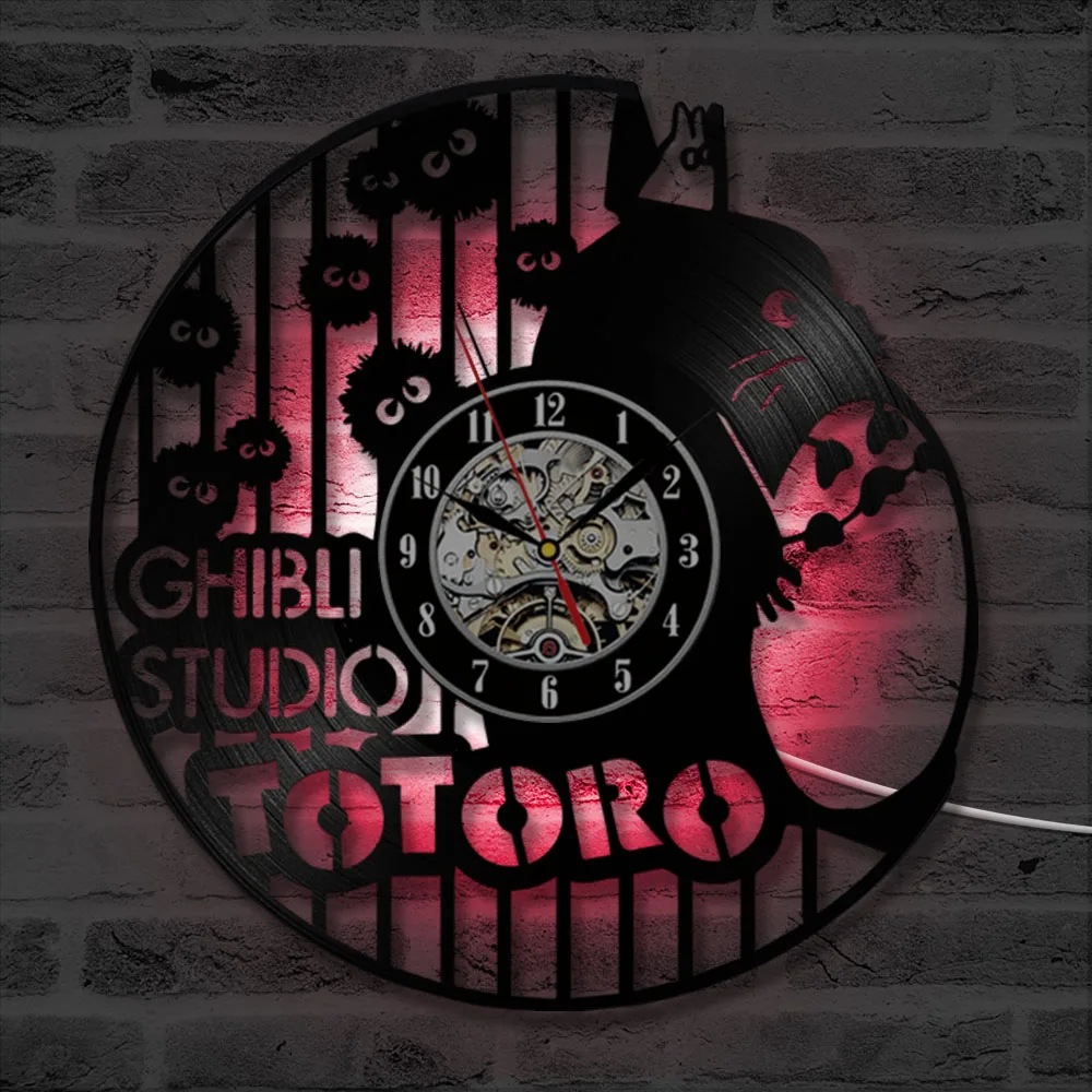 Виниловые Настенные часы с компакт диском классические студийные ghilii аниме