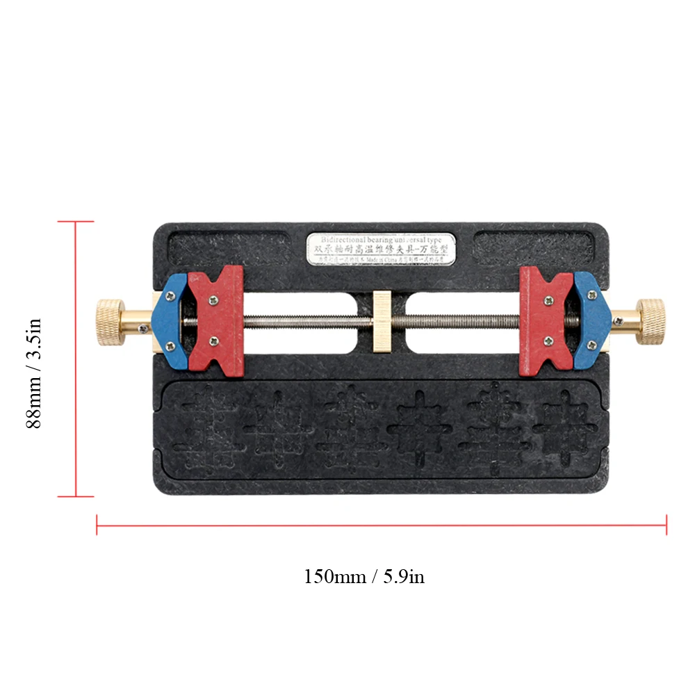 

Universal double bearing Fixture High Temperature Phone IC Chip Motherboard Jig Board Maintenance Repair Mold Tool