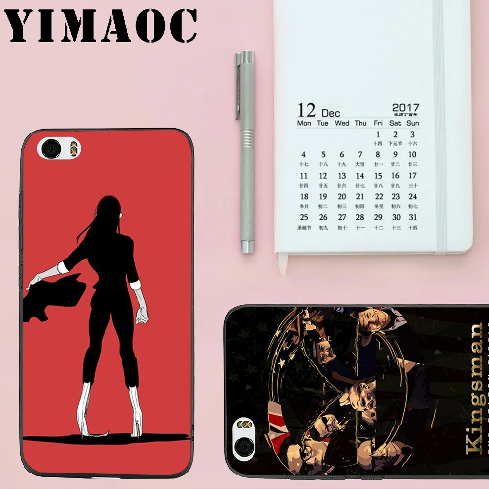Мягкий силиконовый чехол YIMAOC Kingsman The Secret для Xiao mi Red 6 Note 4X 4A 5A 5 Plus A1 A2 Pro Lite 8 |