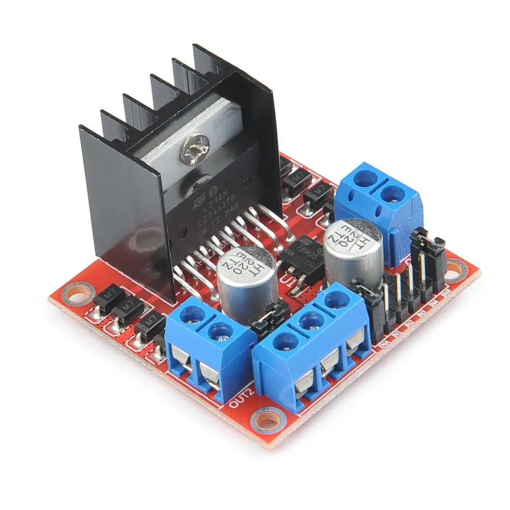 L298n шаговый двигатель контроллер платы двойной H Мост модуль для Arduino
