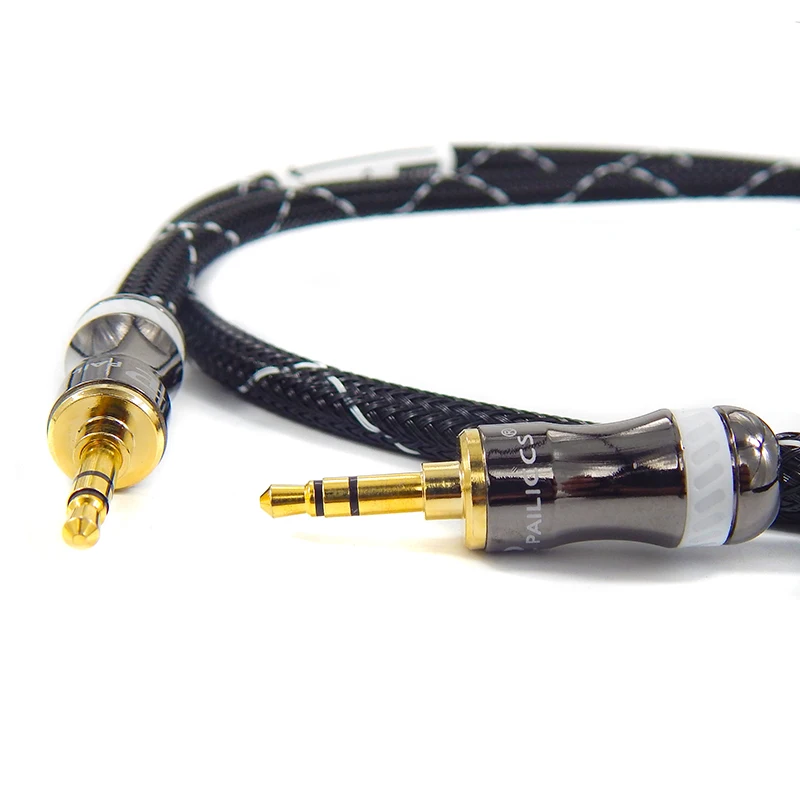 Hifi аудио hifi кабель 3 5 мм до папа Pos линия в автомобиле Aux усилитель для наушников|hifi