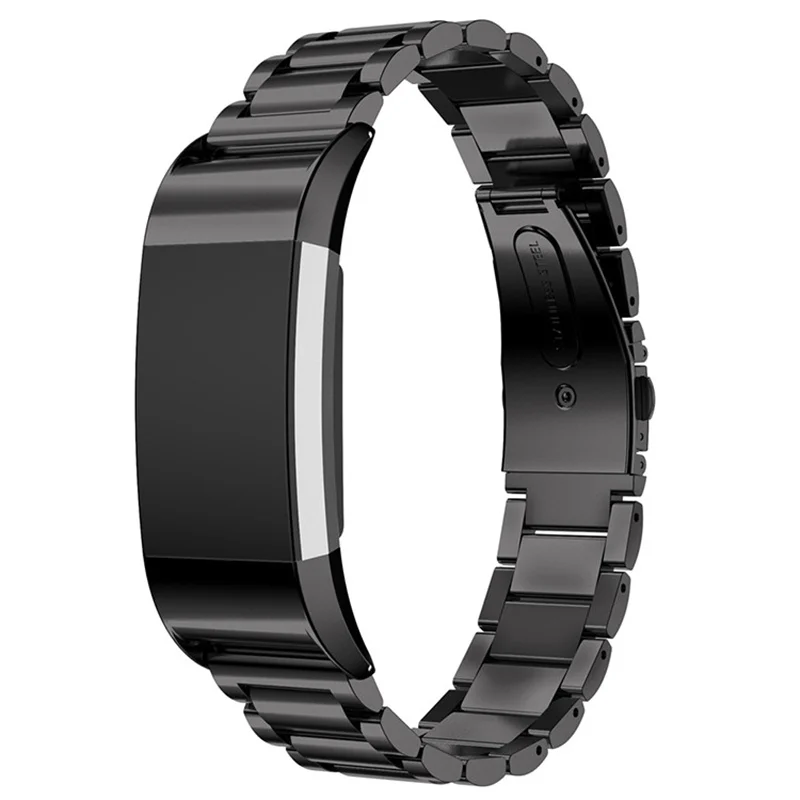 Высокая нержавеющая сталь браслет для браслета Fitbit Charge 2 ремешок металлический