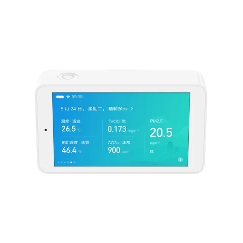 Mijia Air Detector Xiaomi Mijia Air Detector высокоточный сенсорный экран 3,97 дюйма USB интерфейс дистанционного управления PM2.5 монитор для дома и офиса - Color: Mijia Air Detector