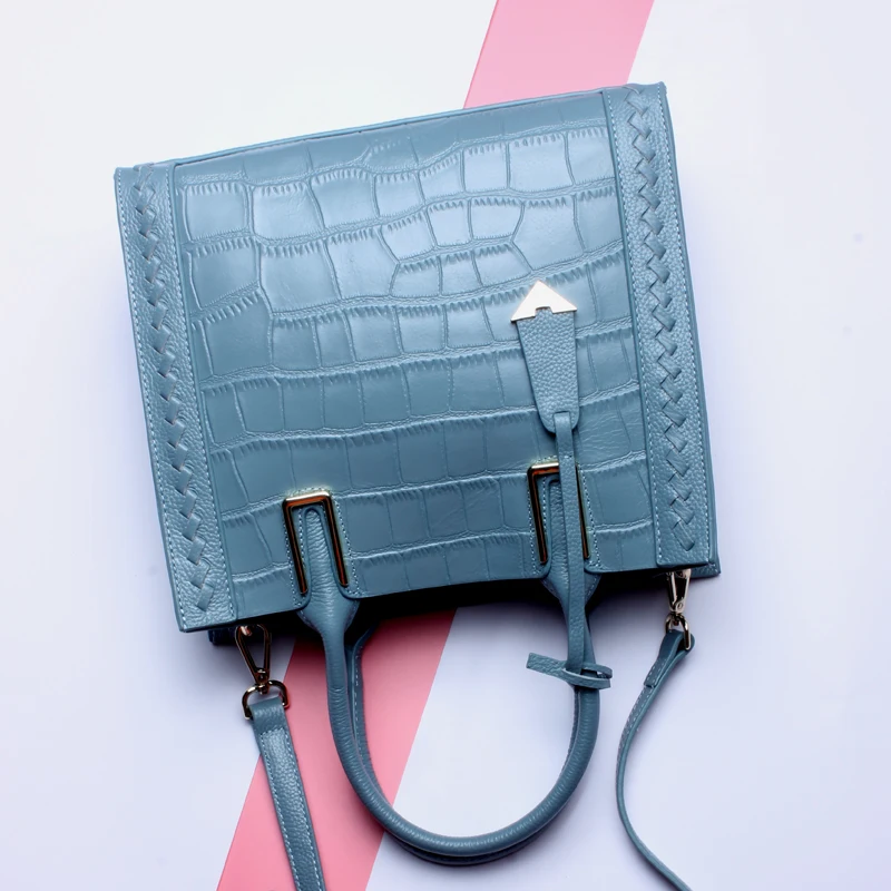 Сумка тоут из натуральной кожи крокодила 2017|bolsa feminina|designer handbagshandbag designer |