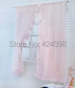 Рустикальный Комплект штор для окон кровати Тюлевая Штора кухни спальни