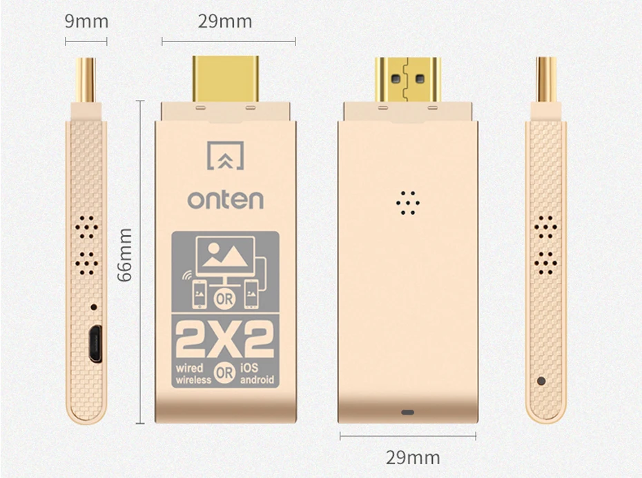 Беспроводной HDMI адаптер двойной системы двойной режим телефон к HD ТВ дисплей Wifi микро HDMI адаптер iOS Android ТВ ключ для iPhone 7 8 X