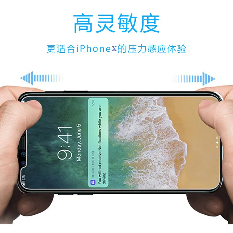 2018 для iPhone X Новинка закаленное стекло устойчивое к царапинам Защитная