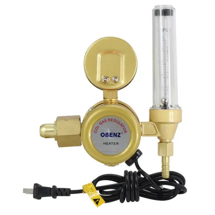 CO2 heating and pressure reducer new OBC-101 carbon dioxide gas meter fittings reducing valve. | Инструменты