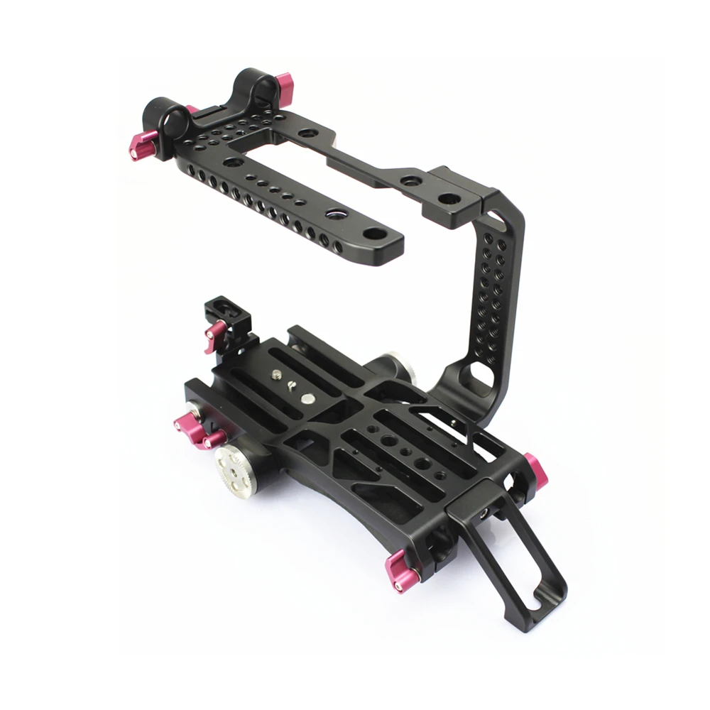 Новый 15 мм FS7 Rig Kit клетка опорная пластина V ласточкин хвост для SONY камера Tilta Movcam