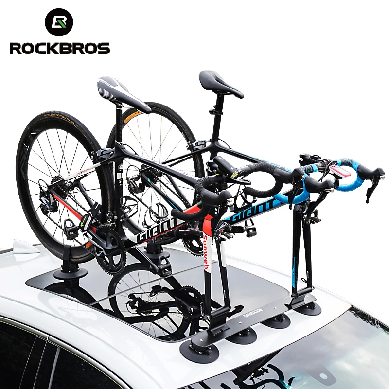 ROCKBROS стойка для велосипеда присоска на крышу Автомобильная переноска быстрая
