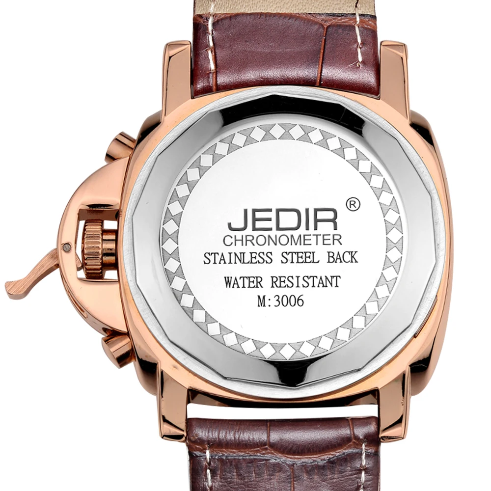 Часы наручные JEDIR Мужские кварцевые повседневные Роскошные спортивные с