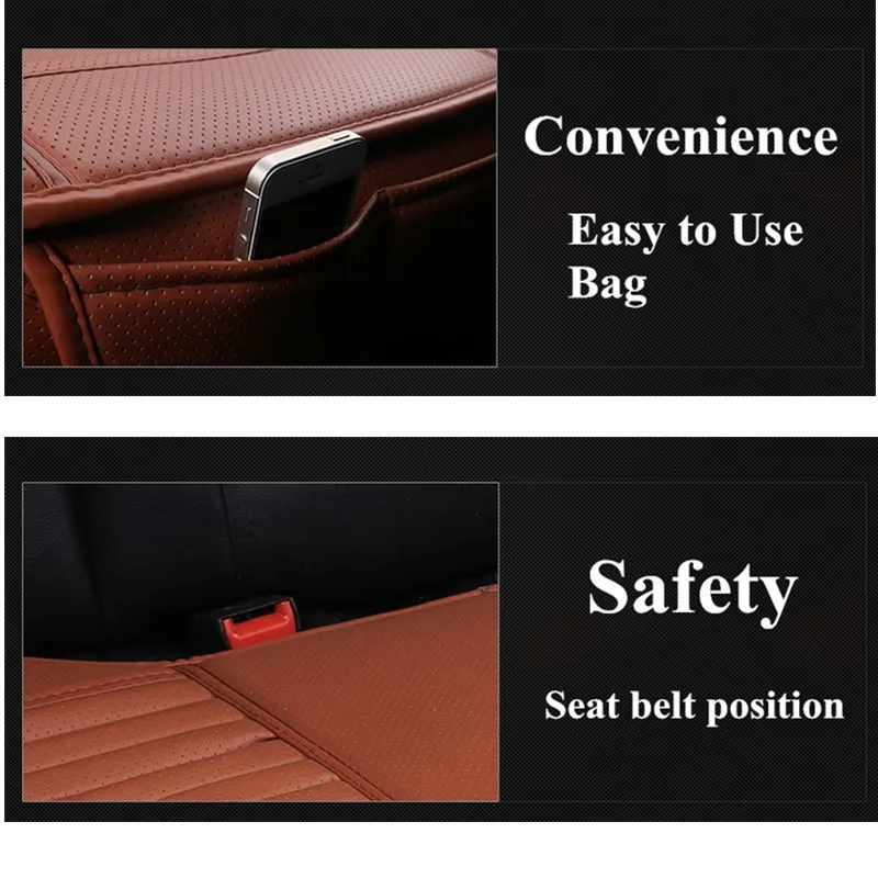 値段 GSPSCN 3 個健康竹炭カーシートカバーセットユニバーサルシートマットプロテクター Pu レザークッション車のスタイリングアクセサリー