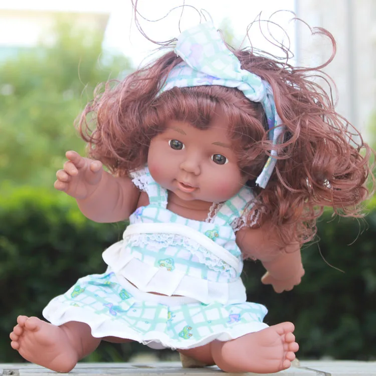 28 см Reborn Baby Doll мягкий винил силикон реалистичные Новорожденные Детские говорящие
