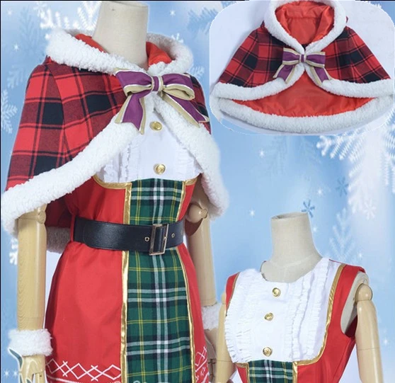 LoveLive! Love Live Yazawa Niko Cosplay Costume Card UR Christmas Day Dress |