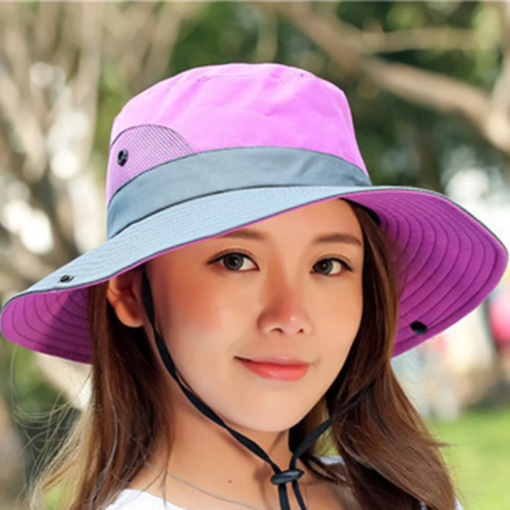 

Wide Brim Dome SunHat Female Summer Beach Travel UV Protection Cap Sunscreen Shade Foldable Sun Hats Summer Female Outdoor Cap