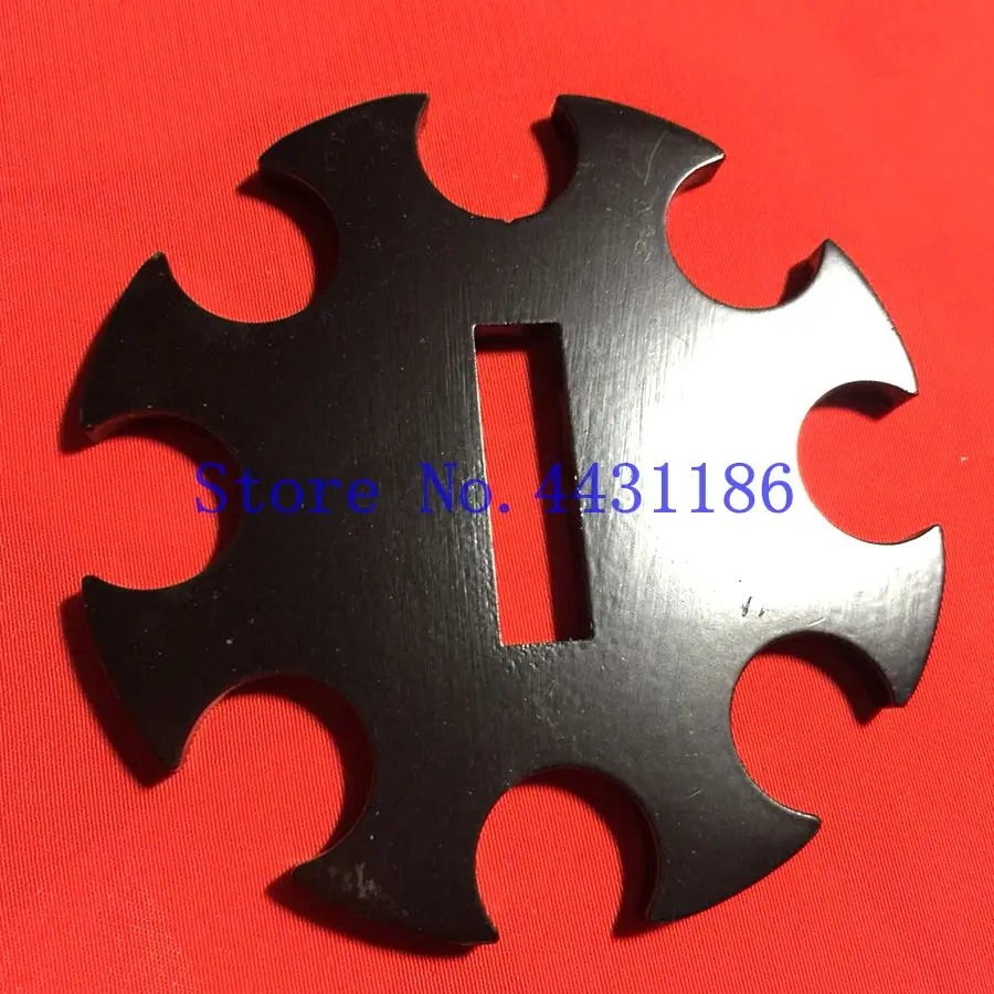 Сменная железная Tsuba ручная защита для DIY японской катаны меха ч вакидзаси