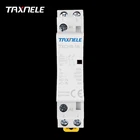 Din-рейка Ac контактор для дома 2P 16A 25A 220V230V 5060HZ 2NO 2NC 1NO1NC для бытового дома отеля