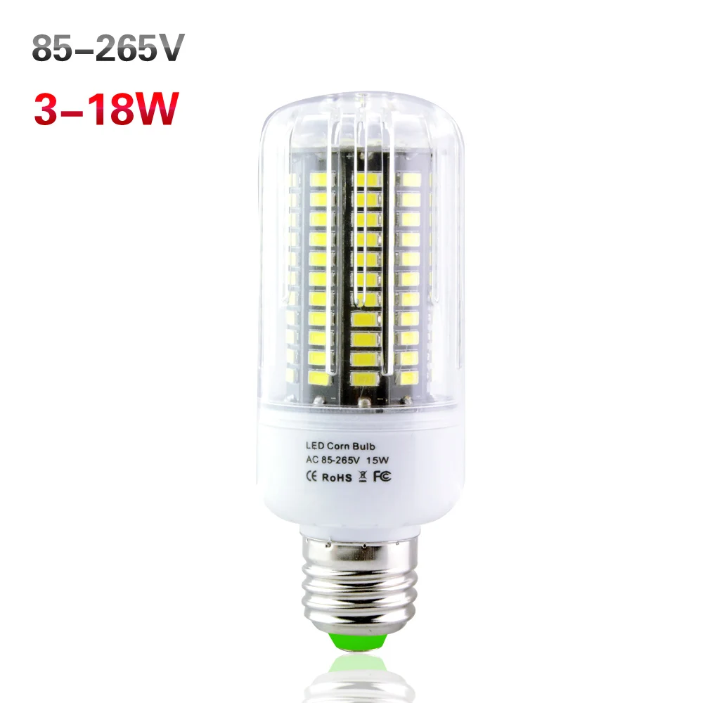 E27/E14 Светодиодная лампа 5736 SMD Кукуруза 40 светодиодов ~ 140 прожектор 85 265 в Lamparas 110