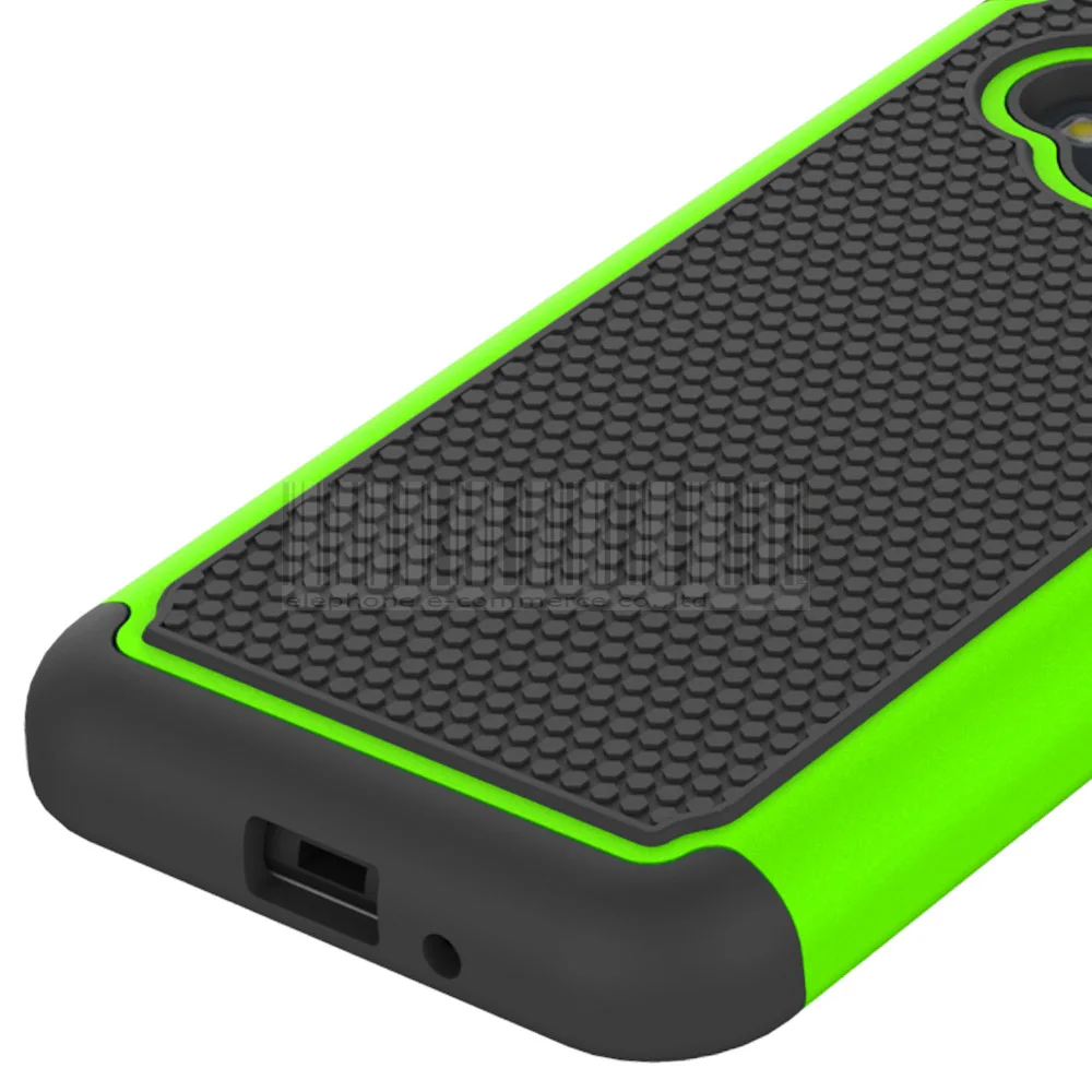 Dual Layer Rubber Impact Armor Hard Rugged Hybrid Case For Cricket Samsung Galaxy Amp Prime Cover With Films+Stylus | Мобильные