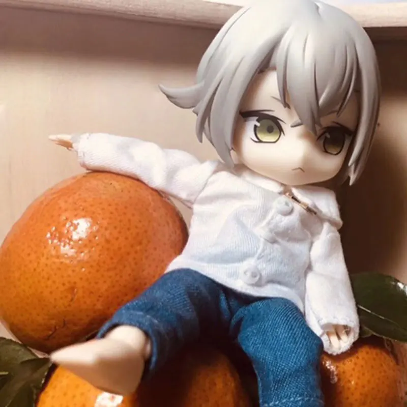 4 Ob11 рубашка с куклами футболка с длинными рукавами, рубашка с 1/12 BJD, детская одежда красивый узел, Свинка GSC, аксессуары 9(только топ - Цвет: 4