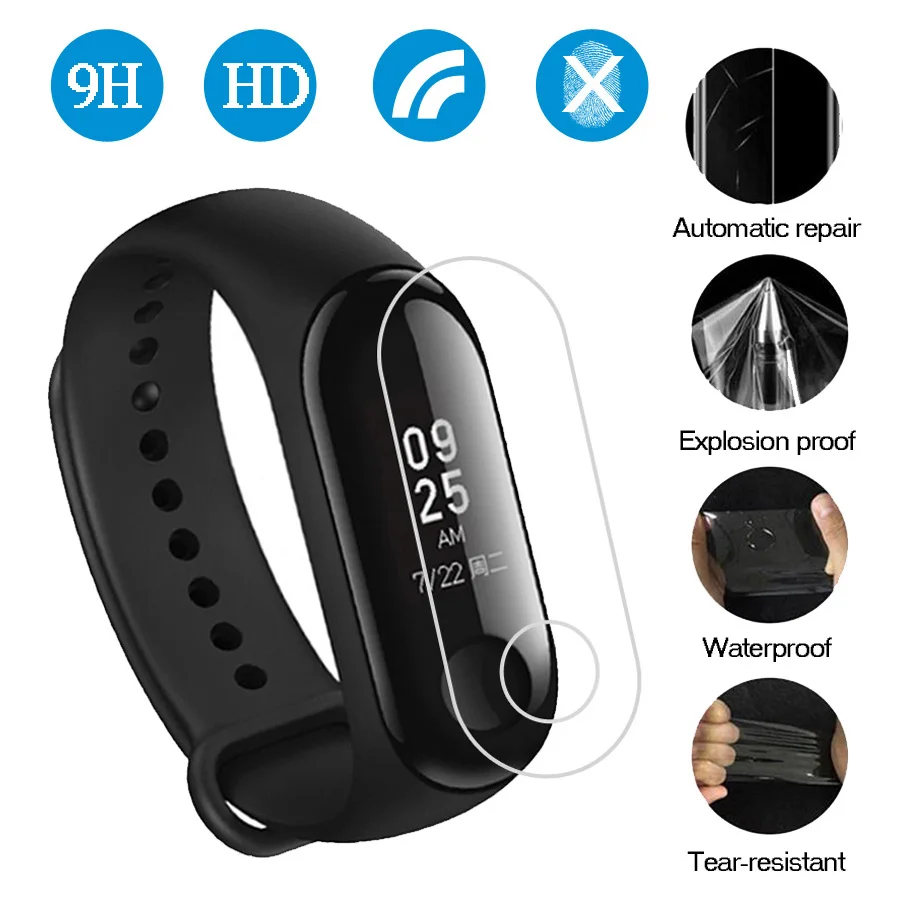 Защитная пленка для экрана Xiaomi Mi Band 3 Смарт Браслет не закаленное стекло |