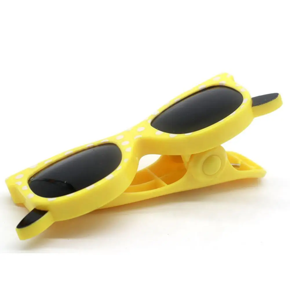 Sunglasses Stronging пластиковые цветные клипсы тип животного пляжное полотенце зажим для предотвращения ветра прищепки для одежды сушки стойки удерживающий зажим - Цвет: Sunglasses