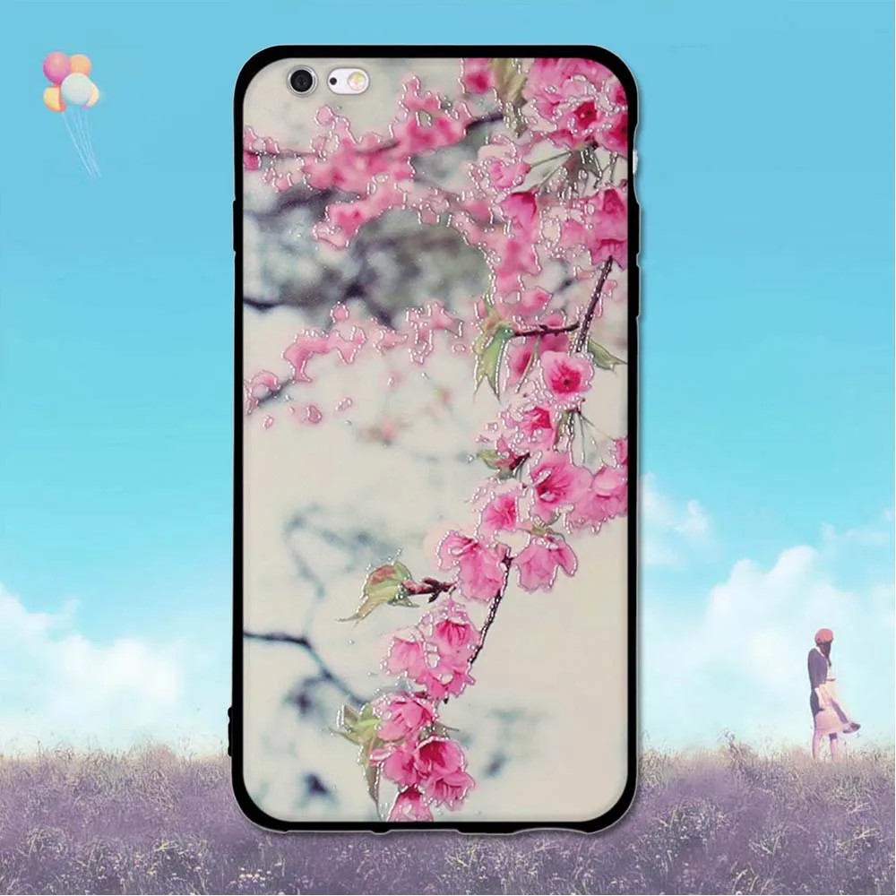 Чехол для iPhone 6 Plus 6s 5 дюйма мягкий чехол сотового телефона plus задняя крышка с