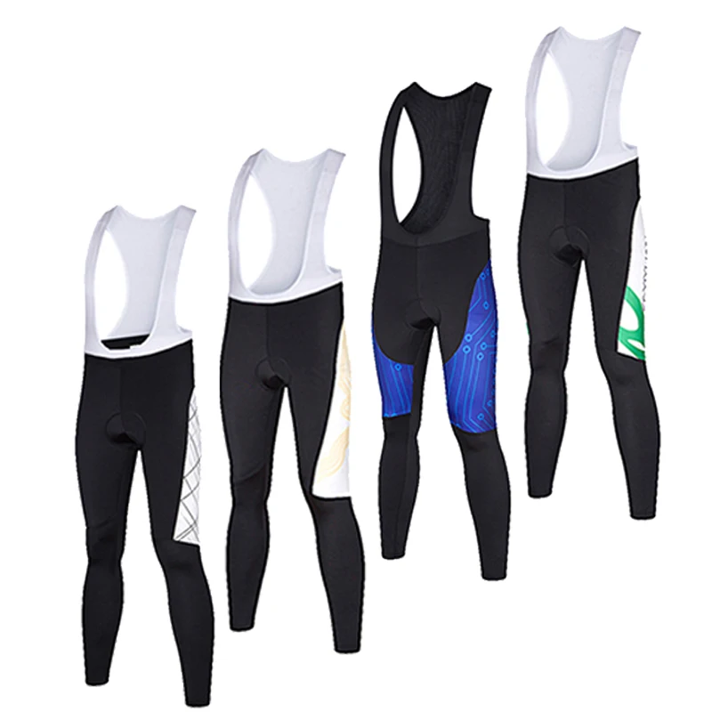 Брюки для велоспорта мужские профессиональные штаны нагрудники команды длинный