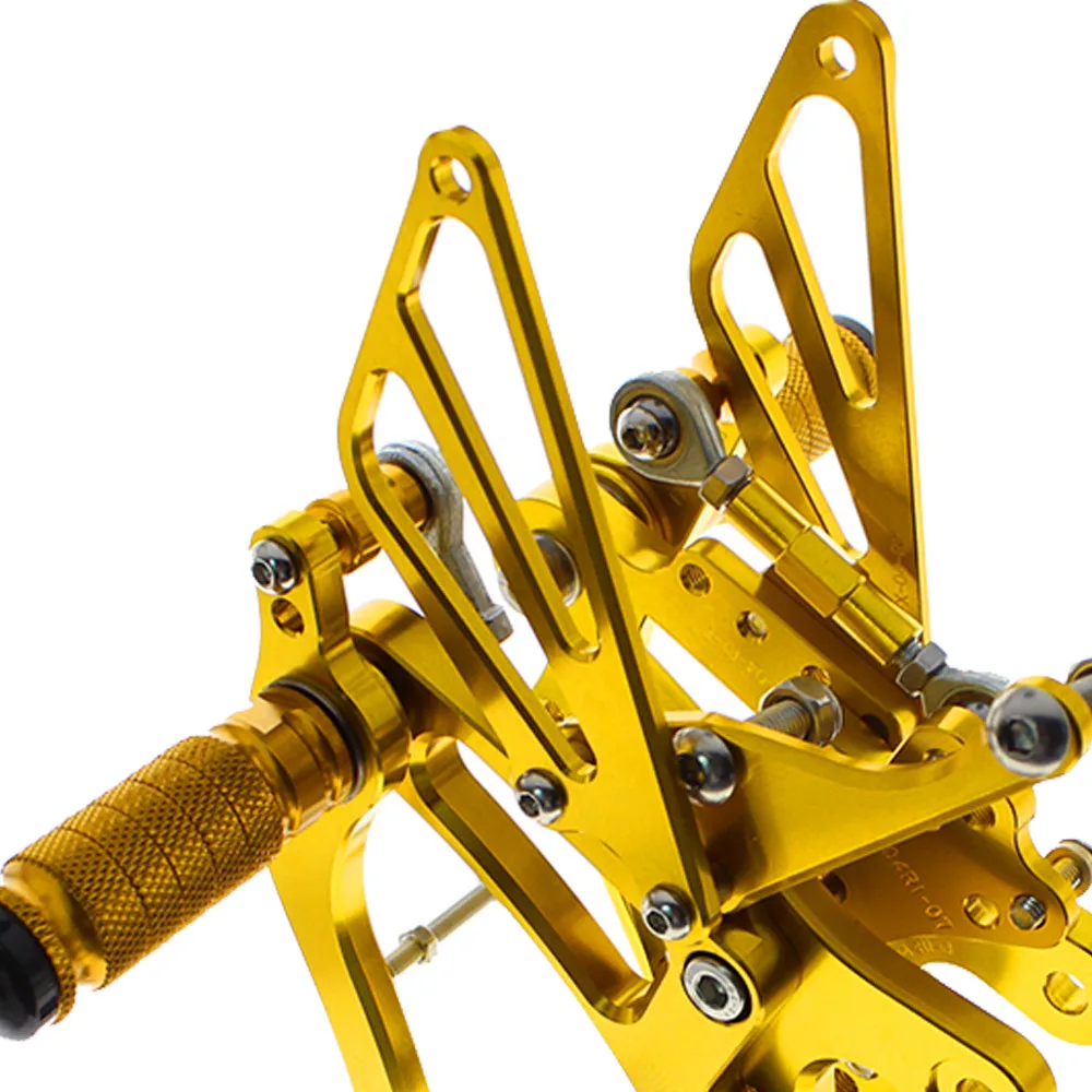 FX CNC Алюминиевый Регулируемый мотоцикл Rearsets задний Набор Подножки педаль