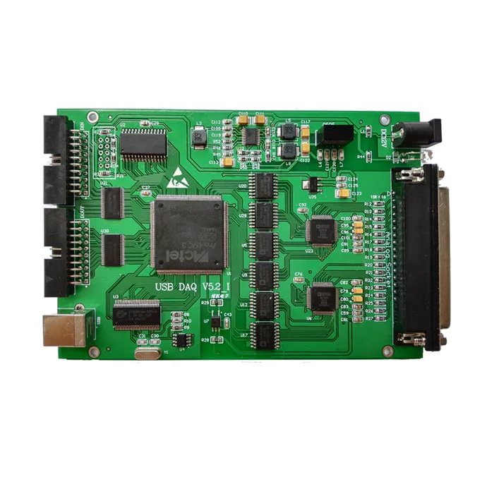 16 битные синхронные Аналоговые входы USB DAQ 16SE 100ksps 192K FIFO 16AD 16DI 16DO 2PWM Labview|daq usb|labview usb |