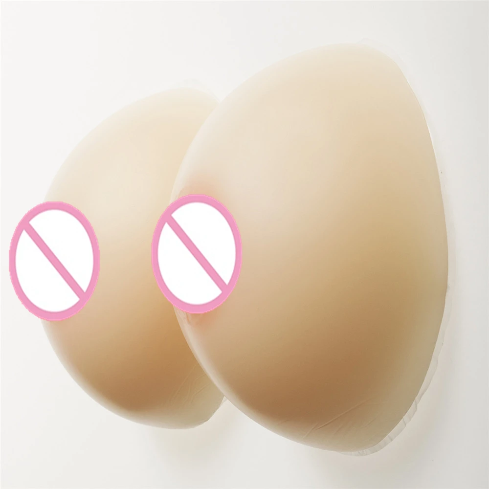 

Transgender Boobs 1200g/Pair Artificial Breasts Drag Queen Silicone Breast Prosthesis Fake Boobs Crossdresser Shemale