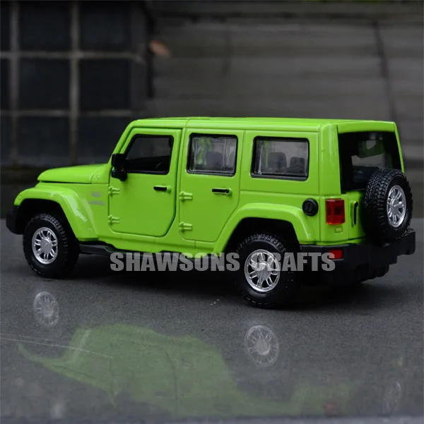 Литая металлическая 1:32 модель автомобиля Toysc Wrangler Sahara миниатюрная Реплика со