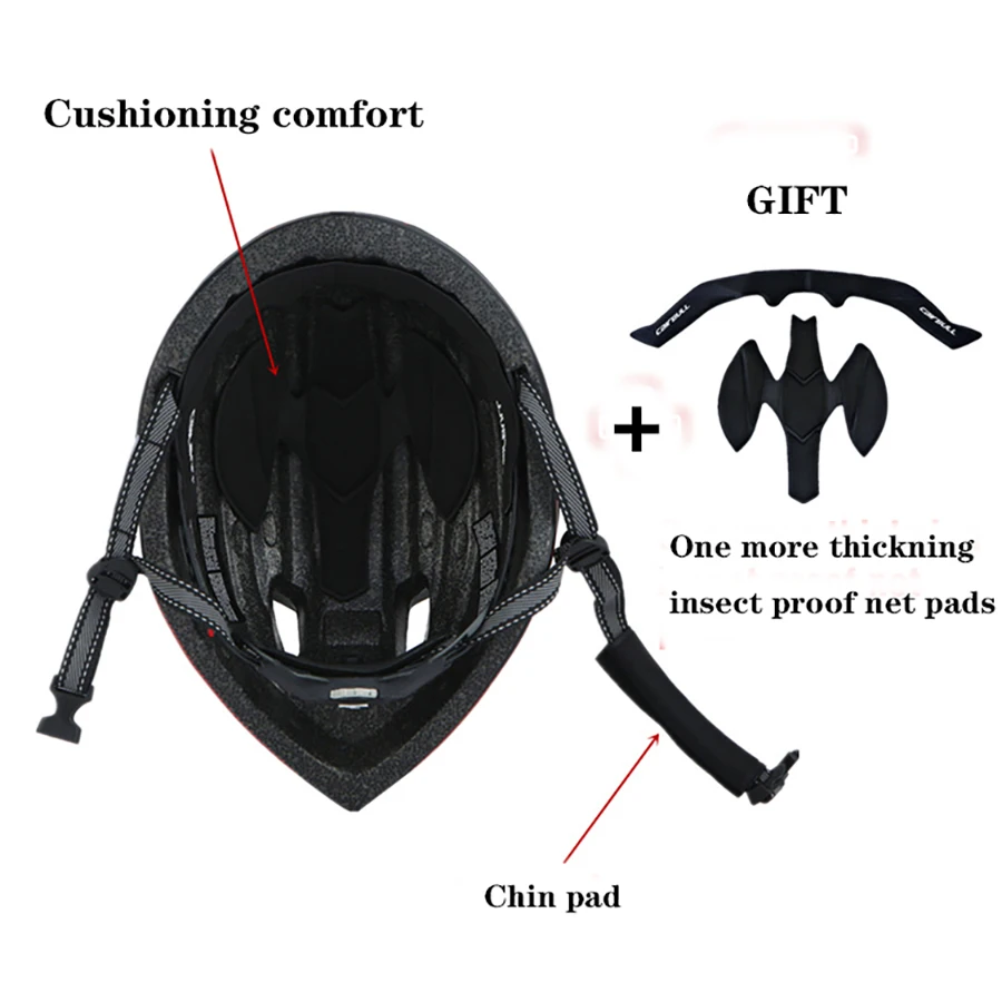 Casco de bicicleta дорожный велосипедный шлем с очками для мужчин и женщин tt велосипедный шлем очки Сверхлегкий гоночный велосипедный шлем 2 линзы