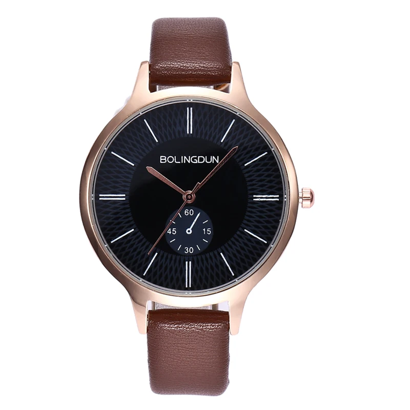 2018 Новая коллекция Для женщин Повседневное кожа часы Дамская мода кварцевые