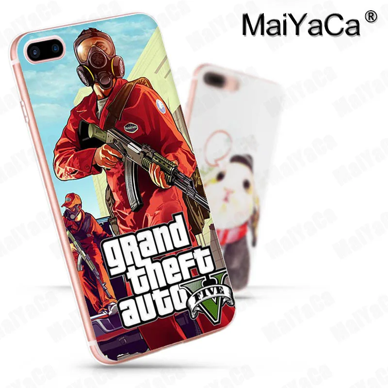MaiYaCa Gta Grand Theft Auto V милый чехол для телефона iphone SE 2020 11 pro 8 7 66S Plus X 10 5S XR XS MAX|Бамперы| |
