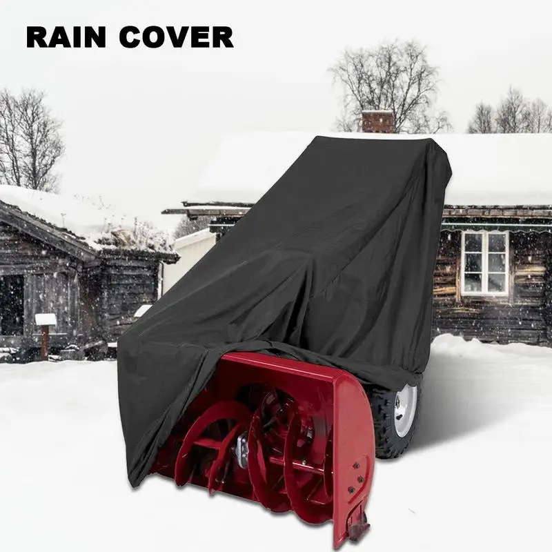 

Snow Thrower Cover Shovels Dustproof Rain Cover Durable Protector For 210D Snow Thrower Cover For Home Cleaning Tools