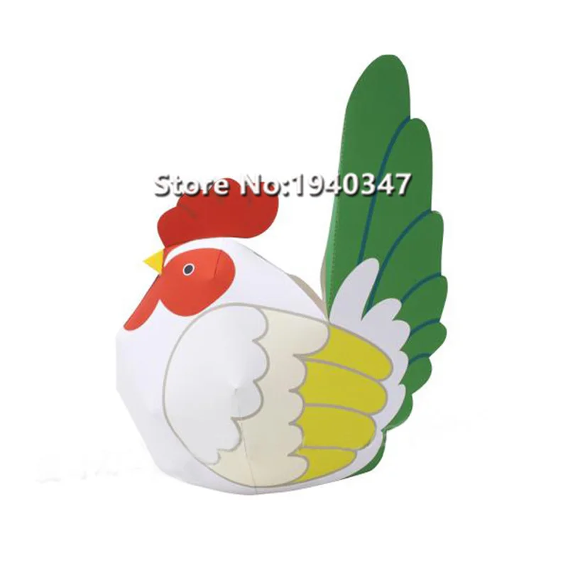 2 шт./лот пластыри модель курицы пазлы из бумаги игрушка для дома ресторана