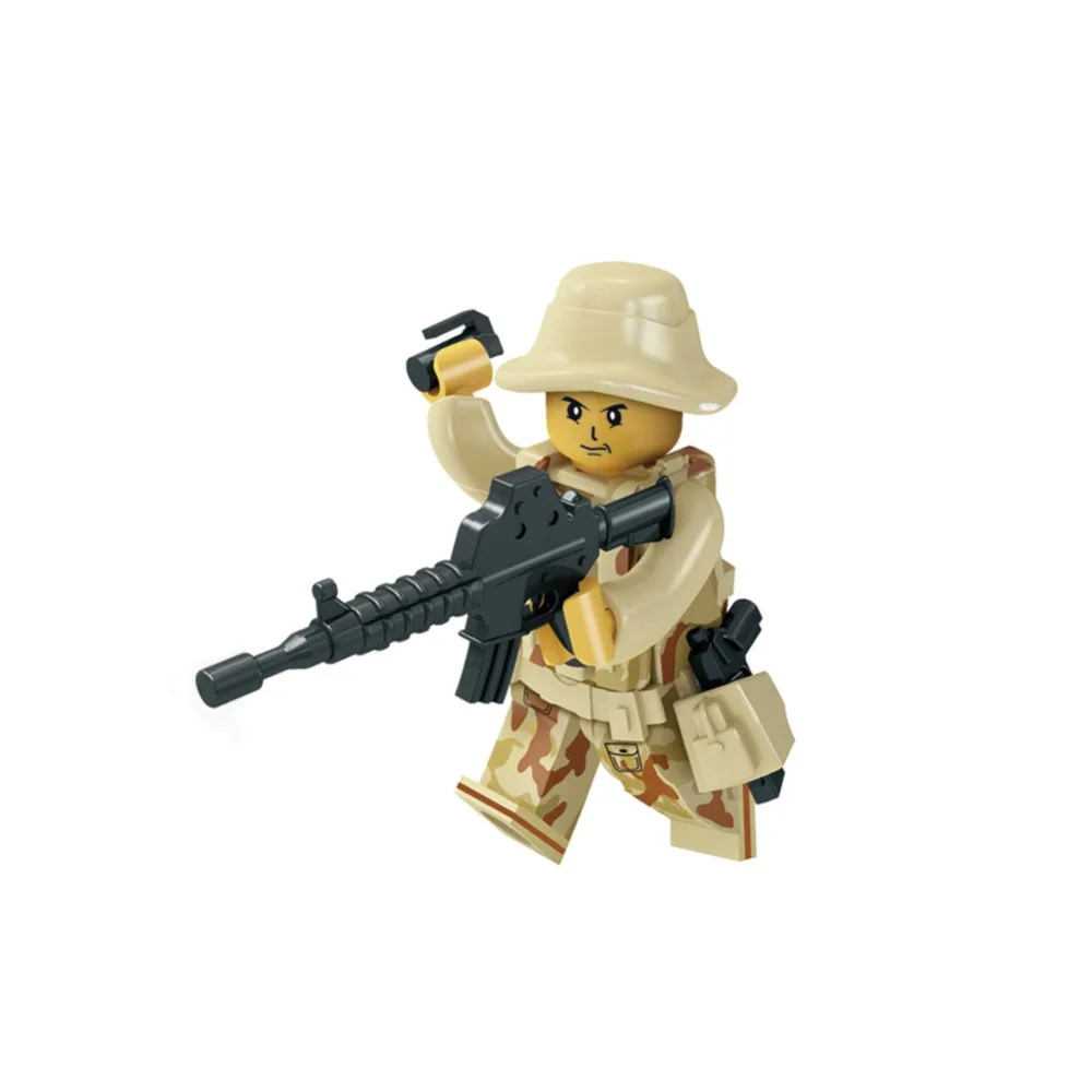 Военные Солдатики &quotSpecial Forces&quot кирпичи фигурки пистолеты Книги об оружии