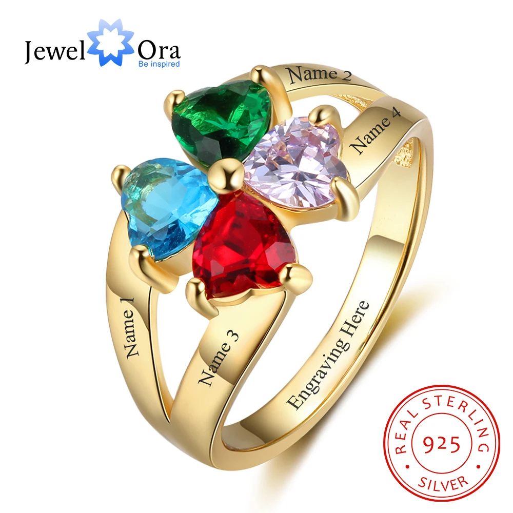 Кольца женские из серебра 2018 пробы с гравировкой имени (jewelora RI103425)|Кольца| |