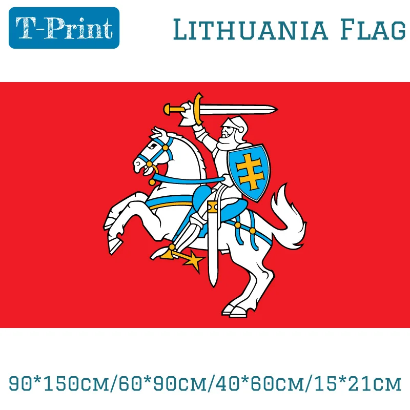 Флаг Литвы 90*150 см/60*90 см/40*60 см 3X5ft полиэстеровый баннер Летающий 15*21 см ручной флаг на открытом воздухе