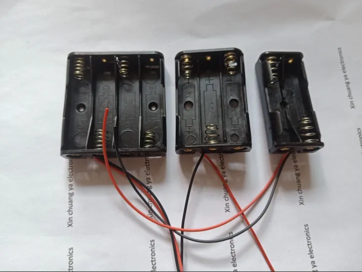 

Держатель батарейки AAA 2 3 4 с проводом, батарейки No.7, 1,5 в