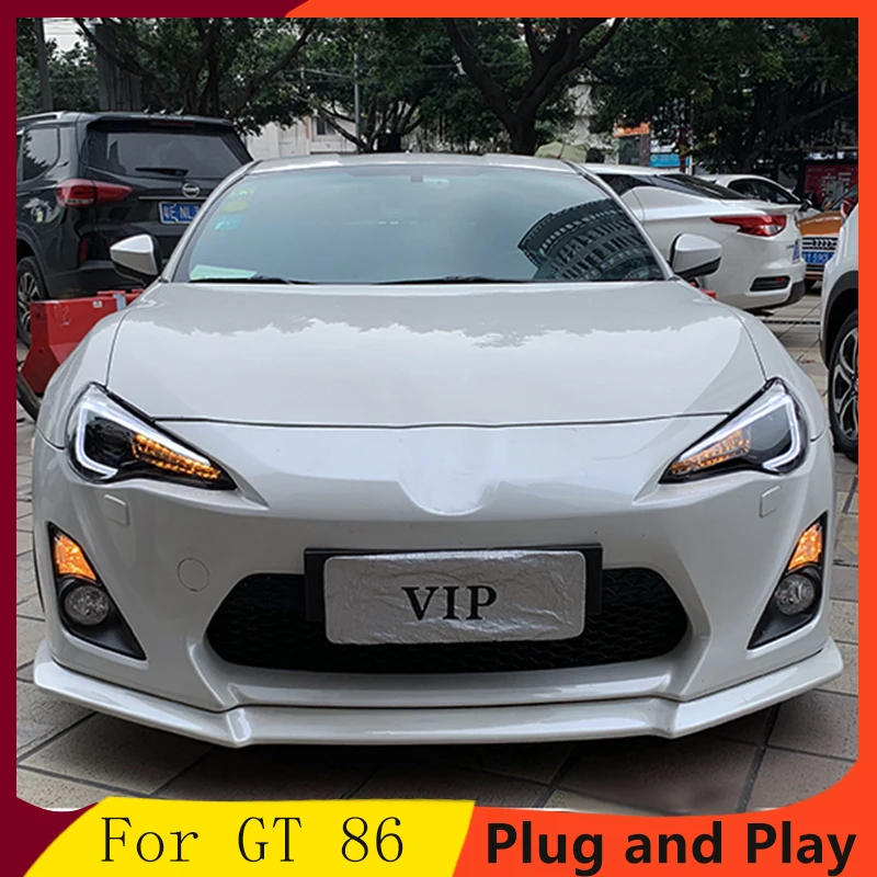 

Car Styling for FOR Toyota FT GT 86 FT86 GT86 Subaru BRZ 2012-2018 Headlights LED Headlight DRL Lens Double Beam