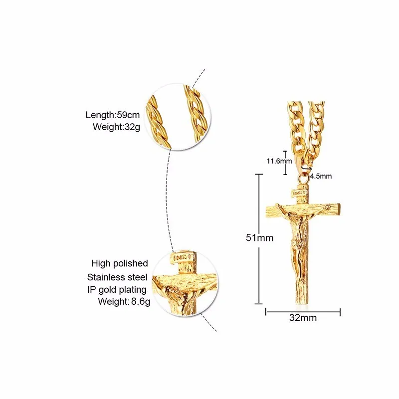 Мужской Комплект украшений из колье и серёг нержавеющей стали|Ювелирные наборы| |