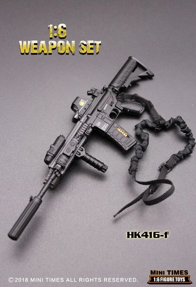 1/6 весы мини Таймс игрушки 1/6 серии HK416 серии M4 винтовка пистолет оружие Модель игрушки F 1" фигурки аксессуары коллекции